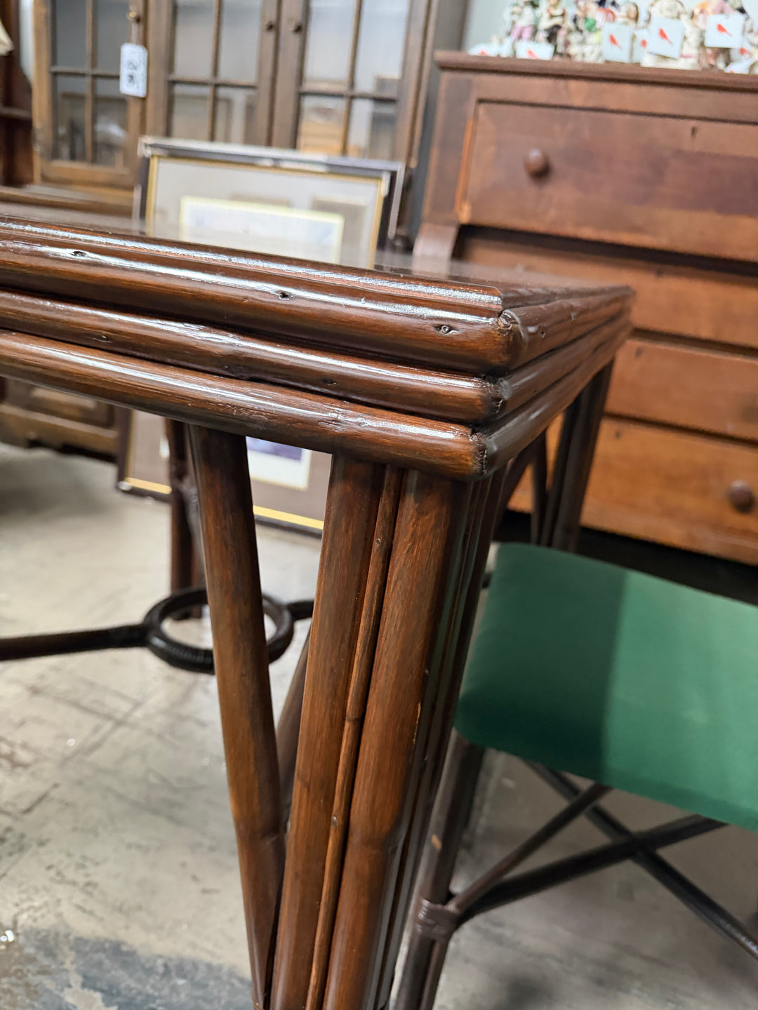 Bamboo Card Table