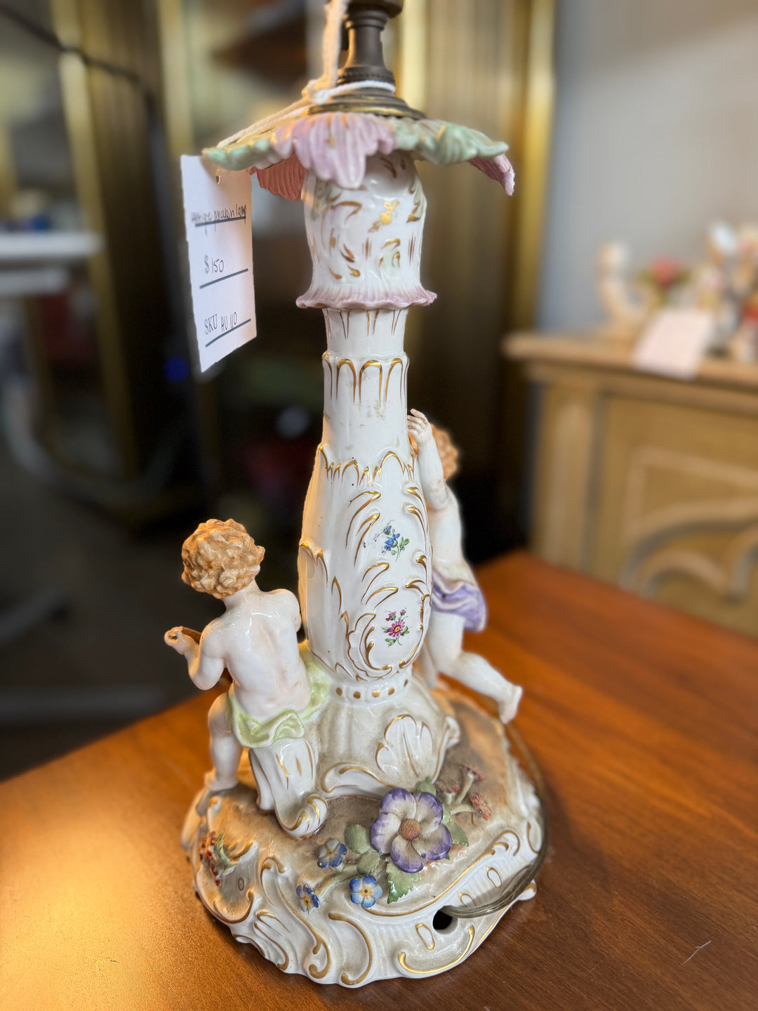 Vintage Porcelain Lamp