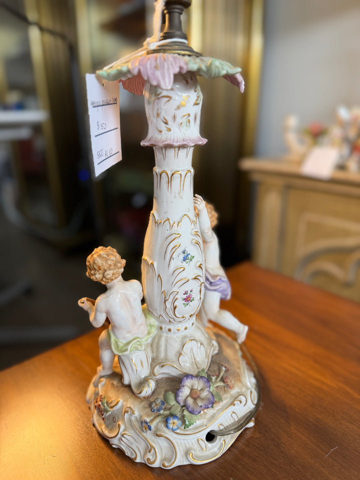 Vintage Porcelain Lamp