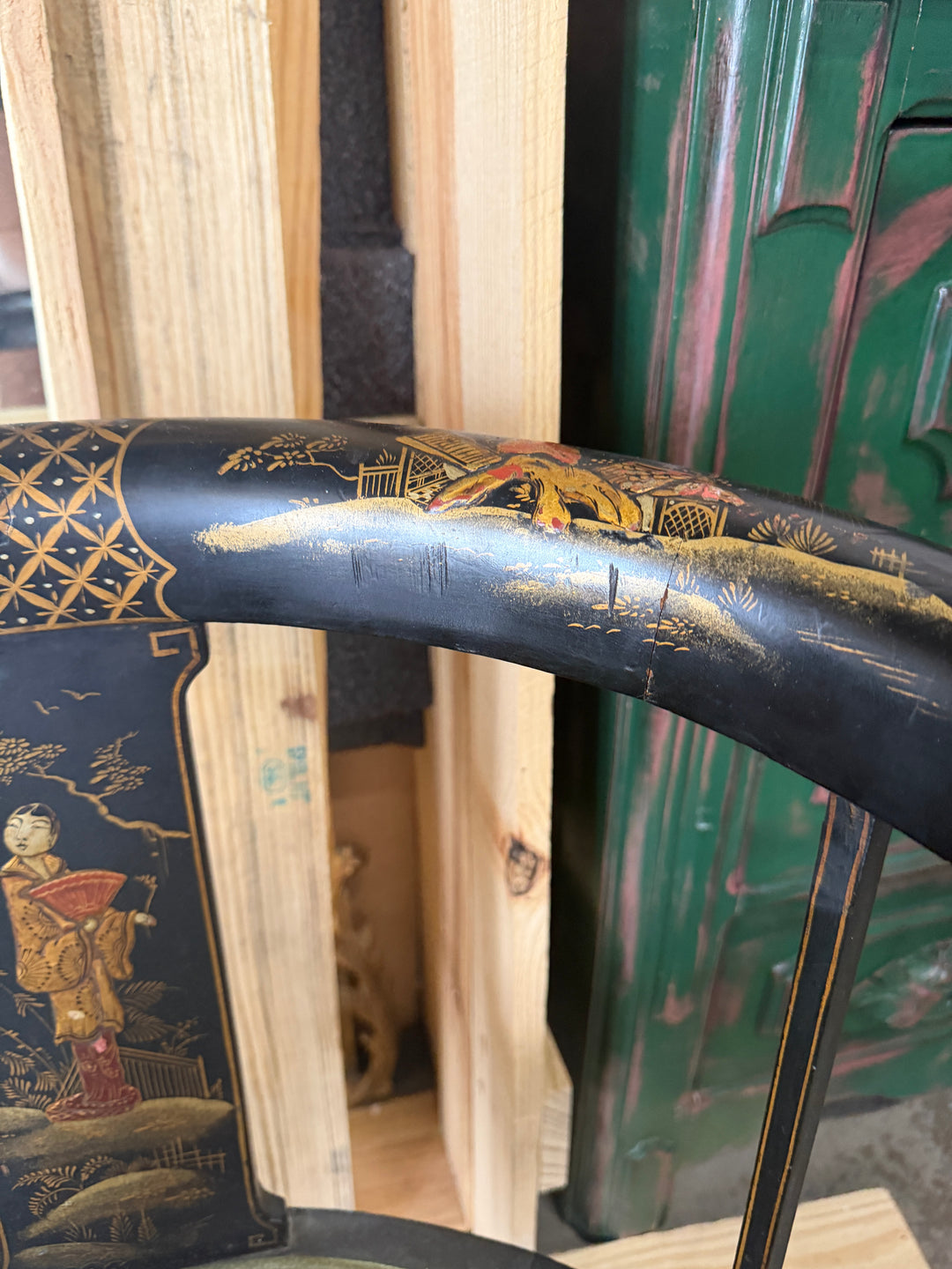 Chinoiserie Lacquer Chair