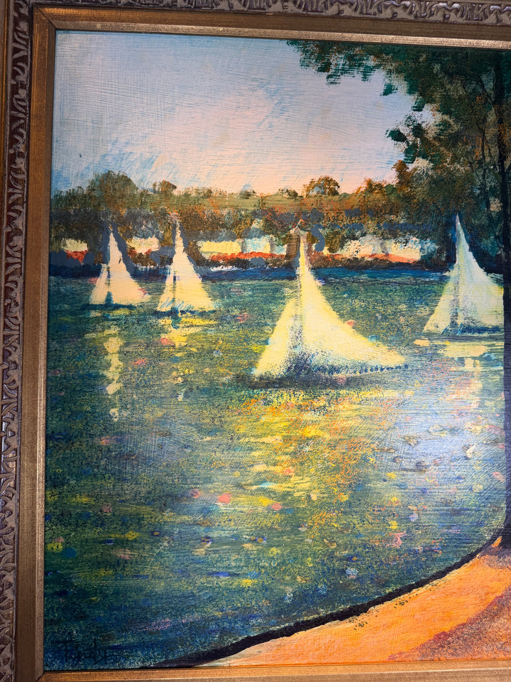 Framed Oil Painting - Signed