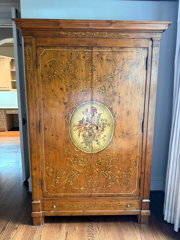Adams Style Italian Vintage Armoire (Online Only Item)