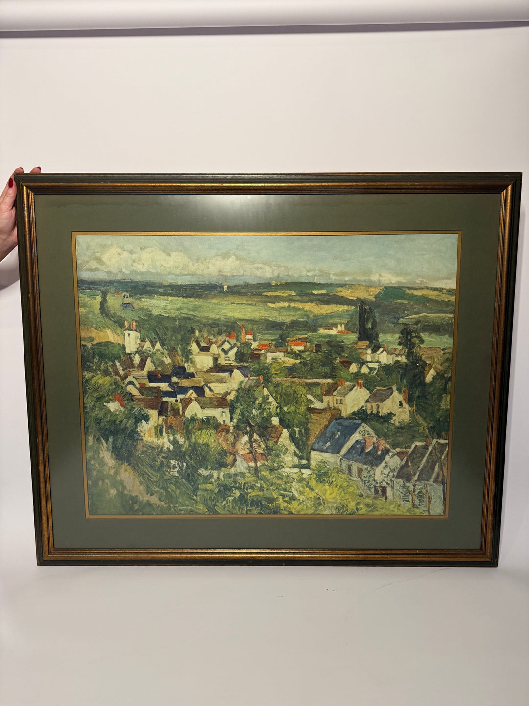 Paul Cezanne Village Panaroma Print