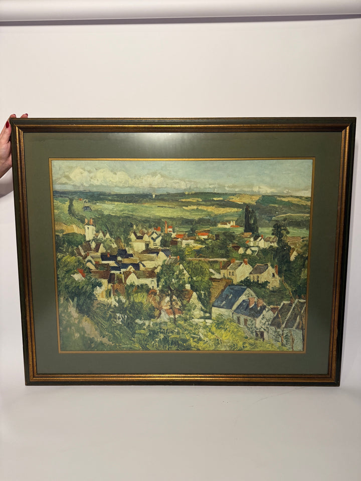Paul Cezanne Village Panaroma Print