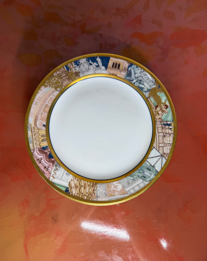 Set of 6 Limoges “Metropolis” Plates