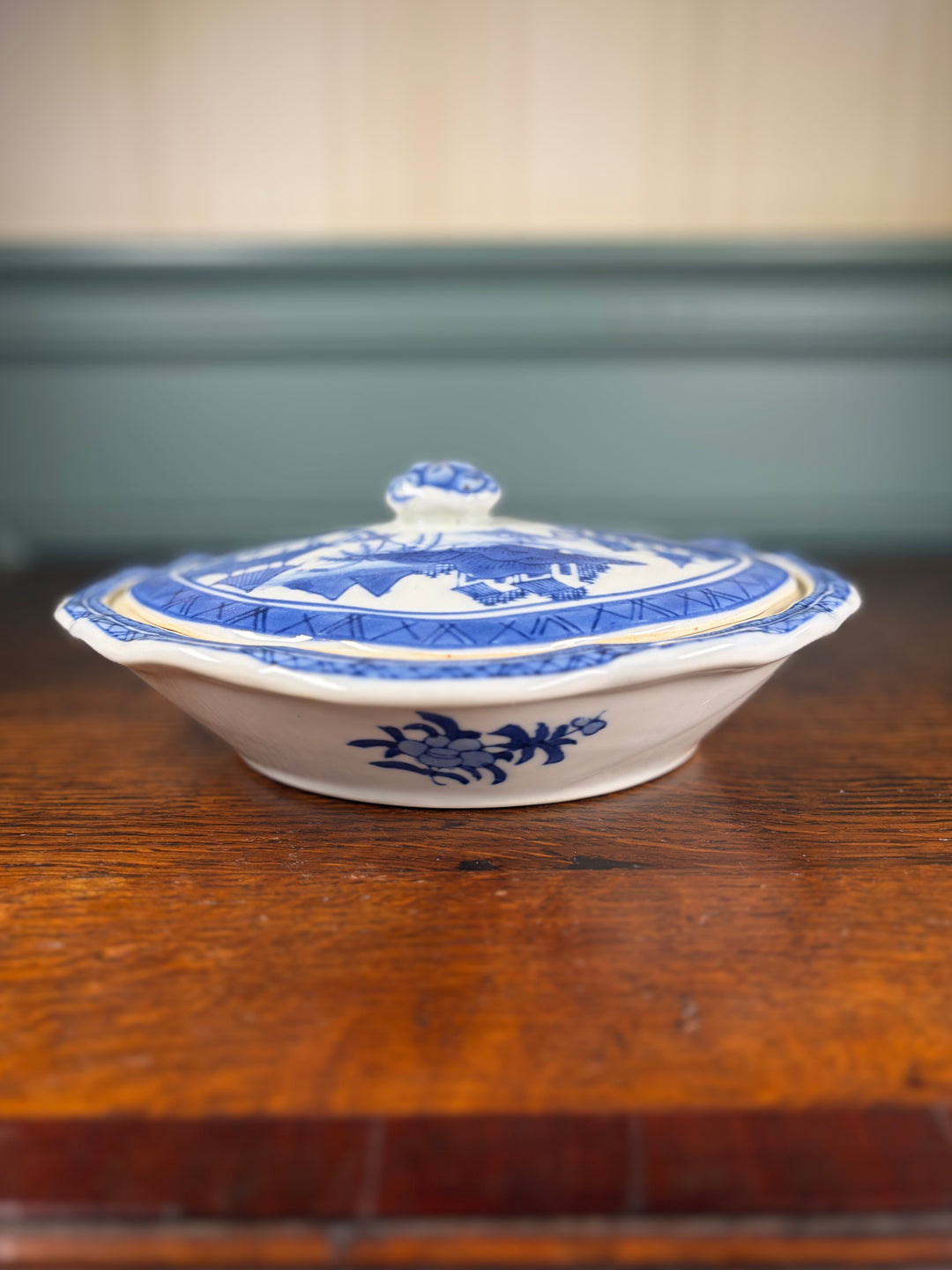 Blue Willow Bowl with Lid