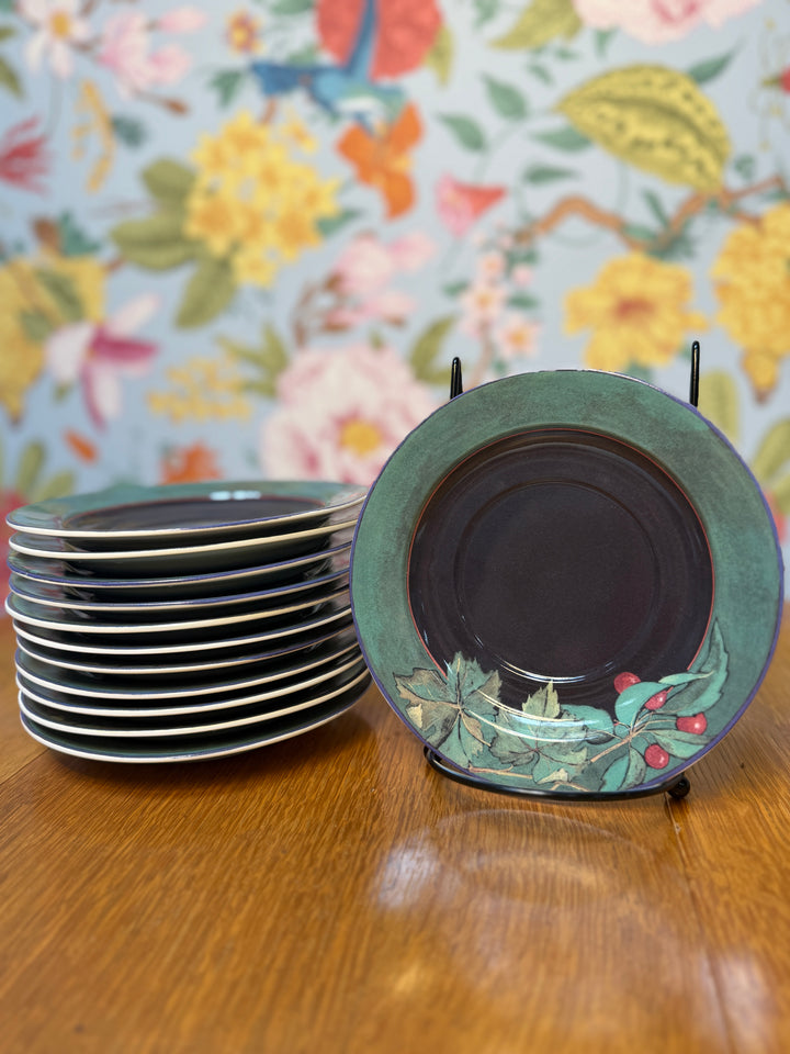 Gien Creation DL Garanti Lave-Vaiselle (Cueillette) - 12 saucers