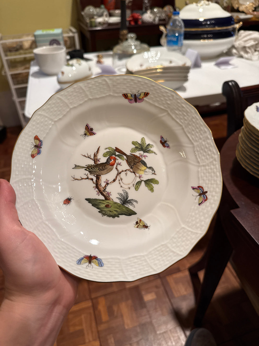 Set of 6 Herend Dessert/Salad Plates (8 in. Diameter)