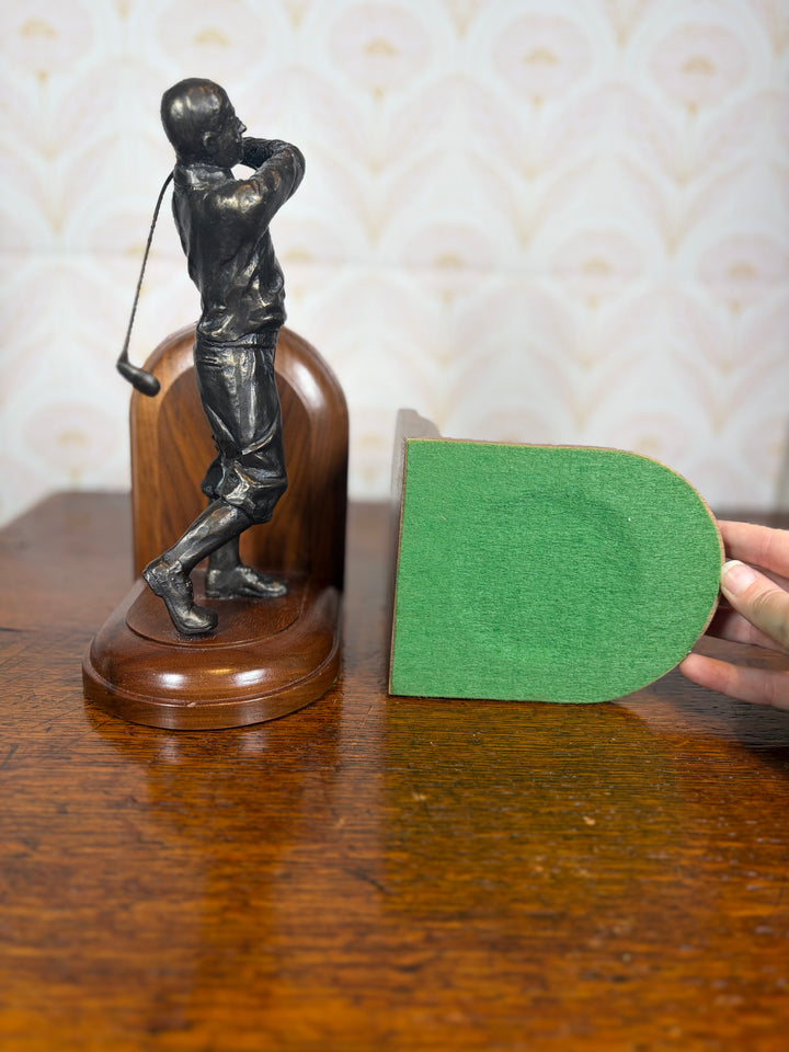 Golfer Bookends