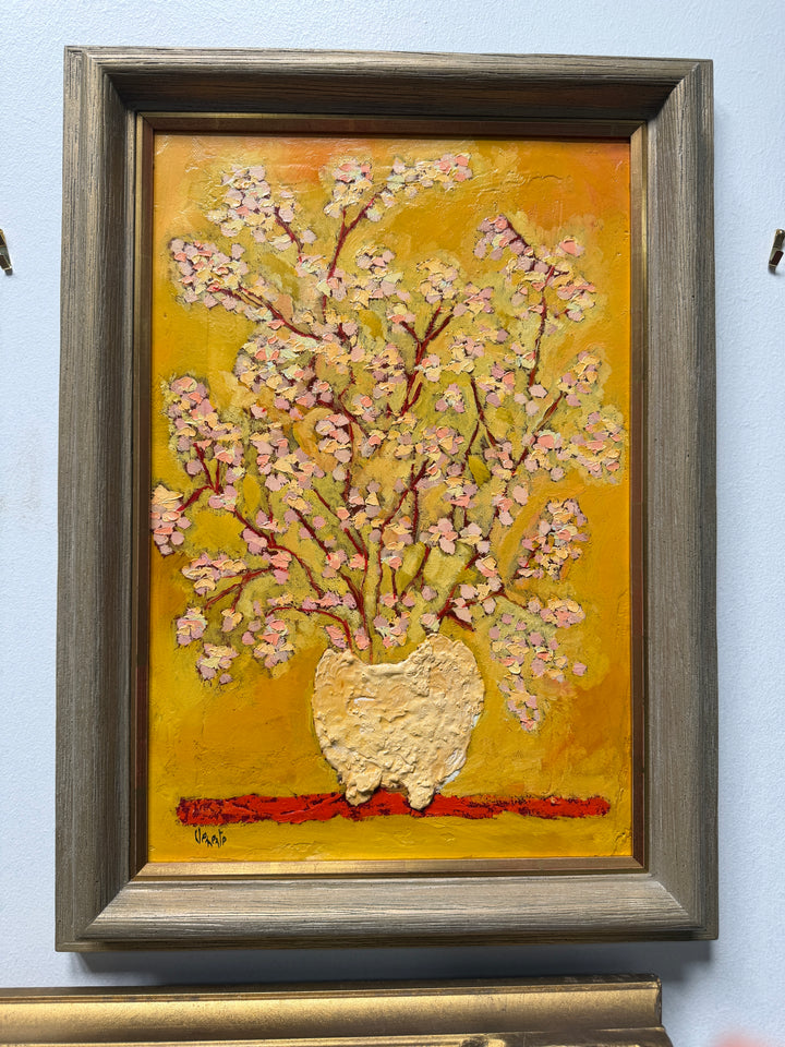 Clemente Minum - Floral Oil Painting