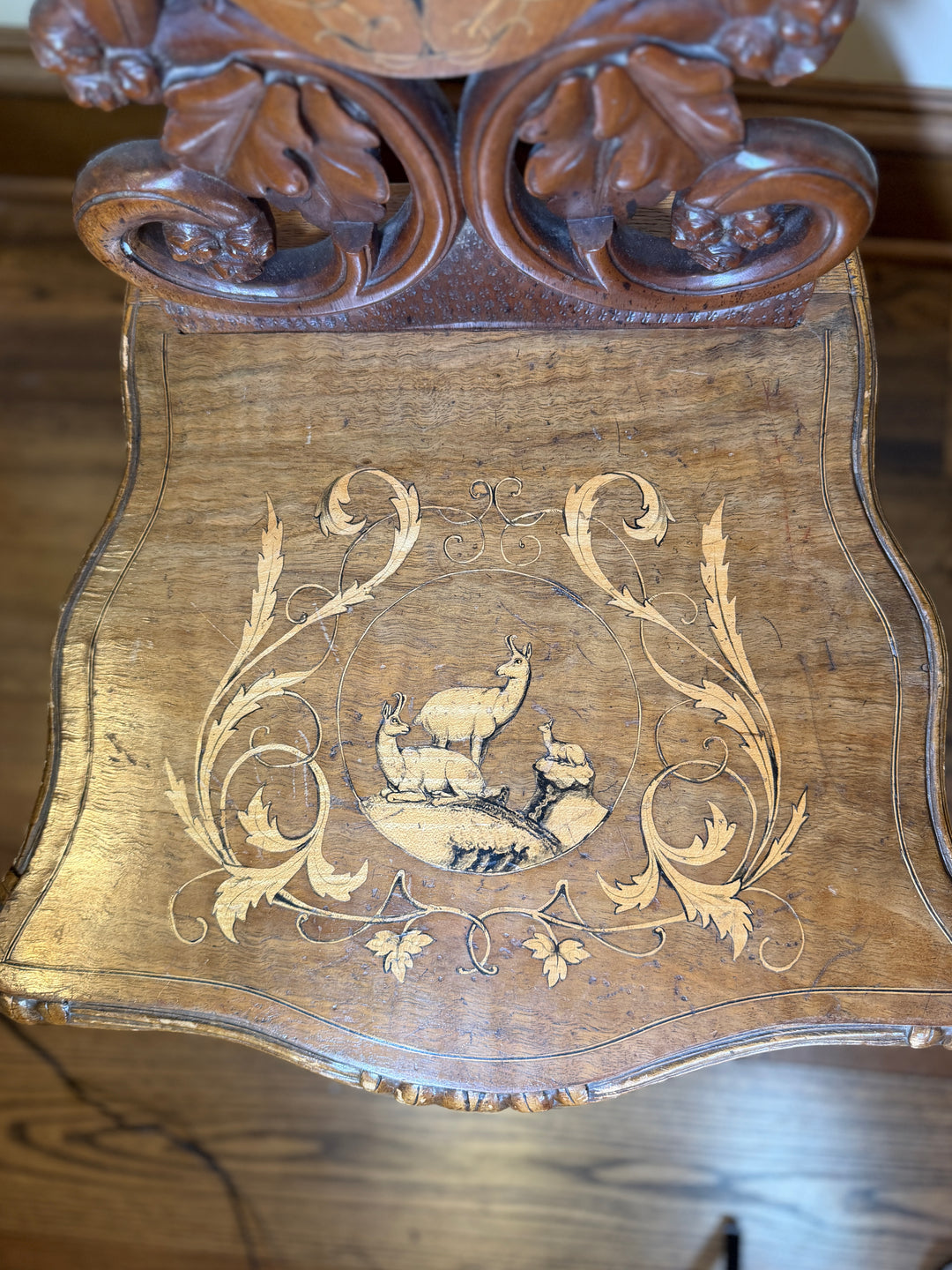 Italian Marquetry Chair
