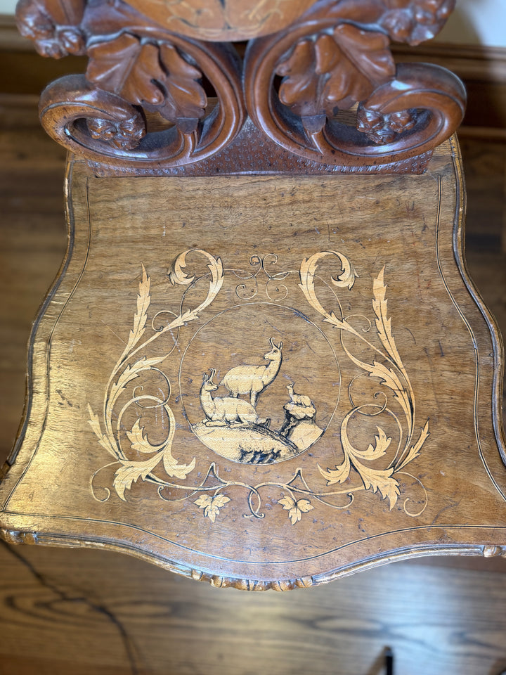 Italian Marquetry Chair