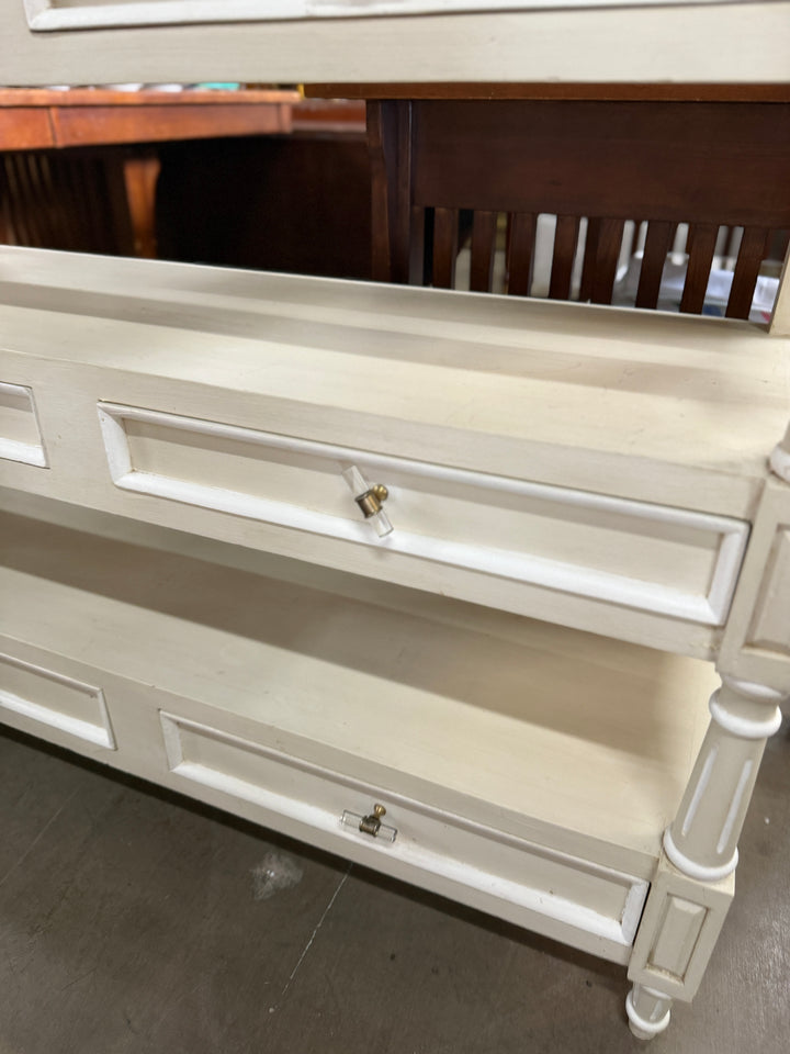 White Console Table