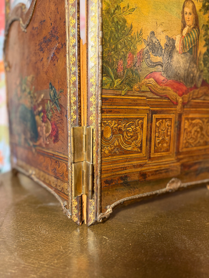 Louis XV Hand Painted Room Divider