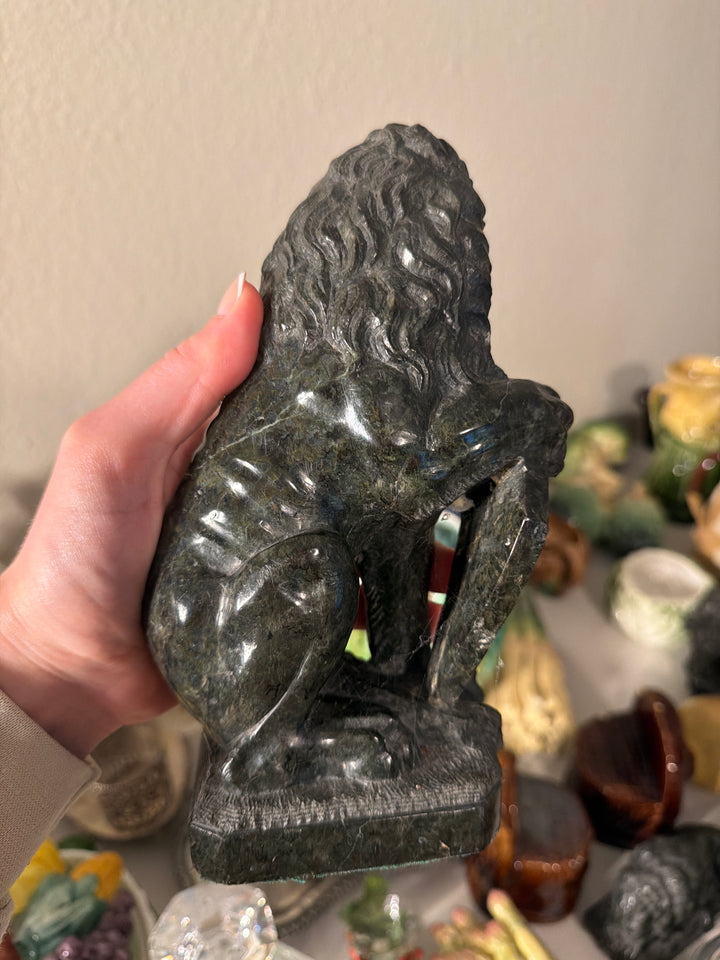 20th c. Marble Lion