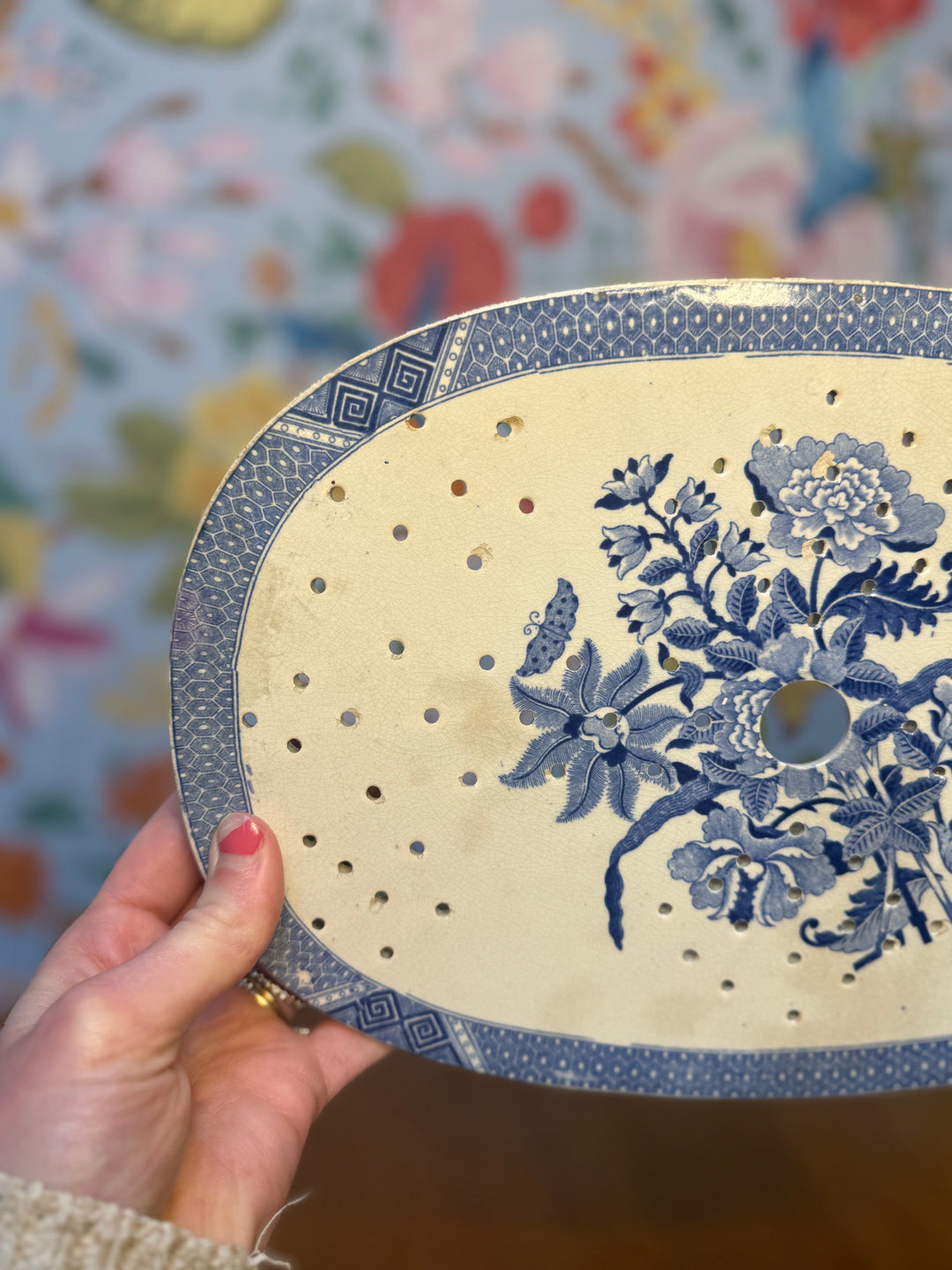 Antique Floral Trivet Medium