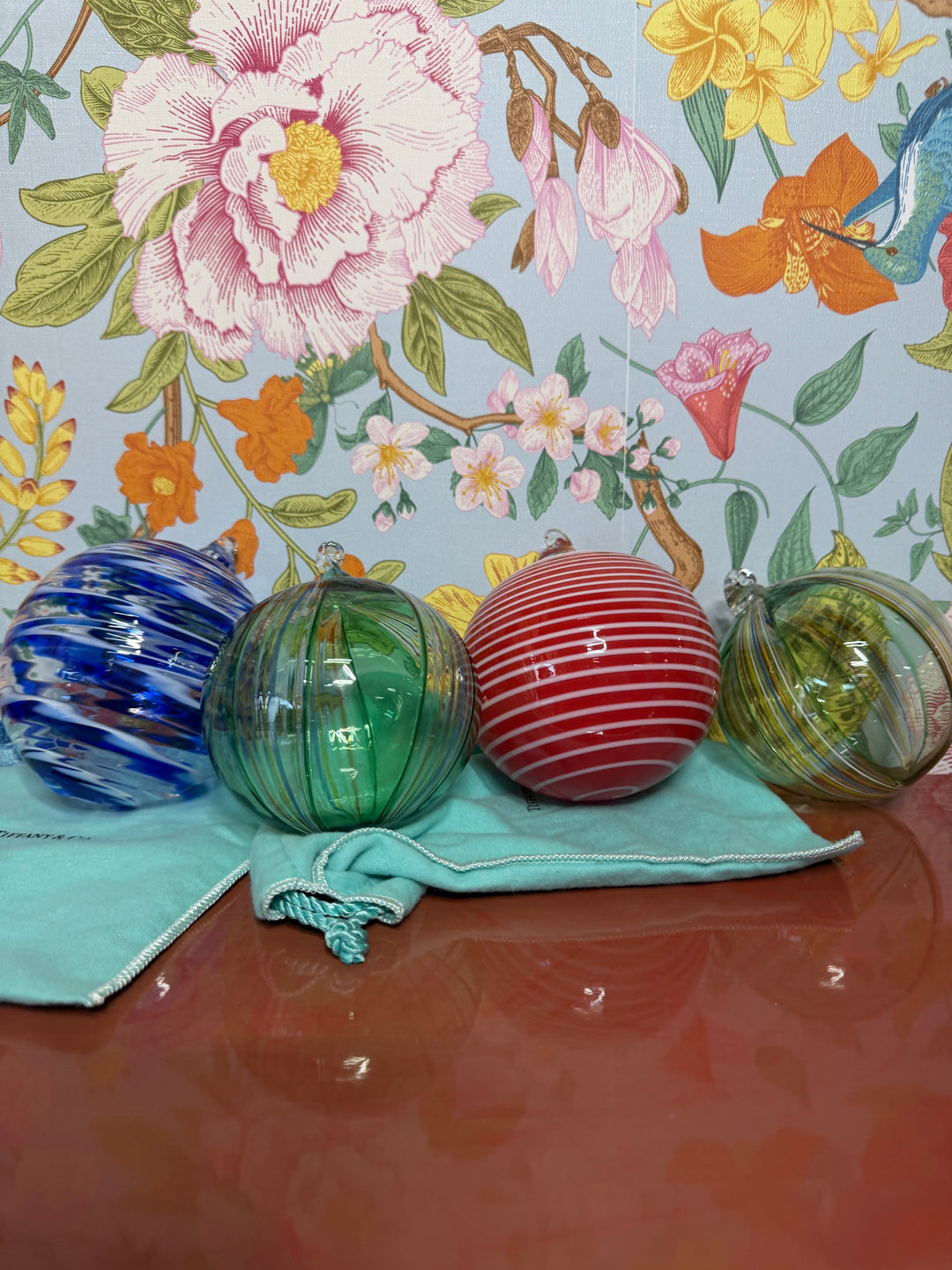 Vintage Glass Tiffany & Co Ornaments