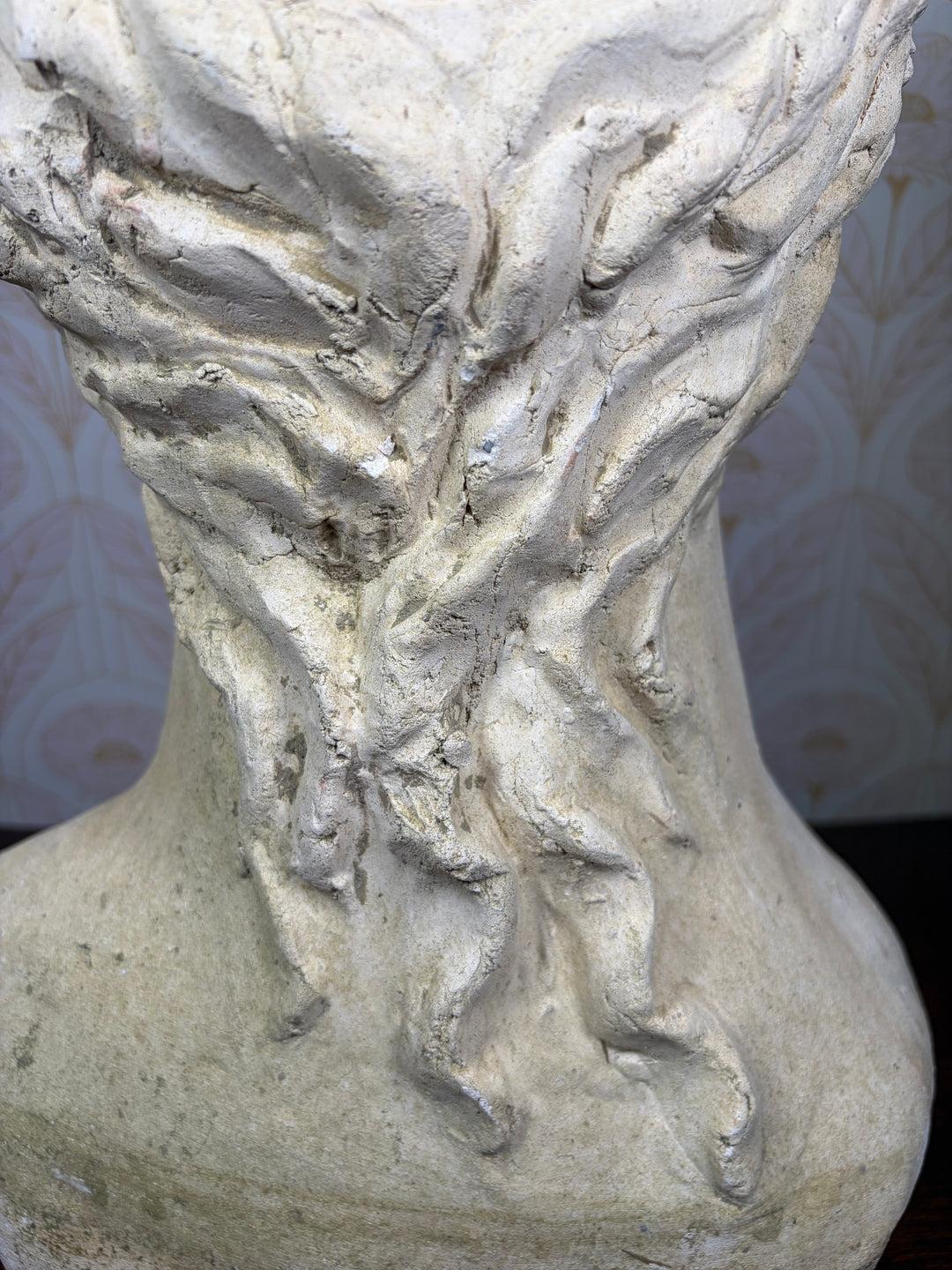 Neoclassical Female Bust Planter