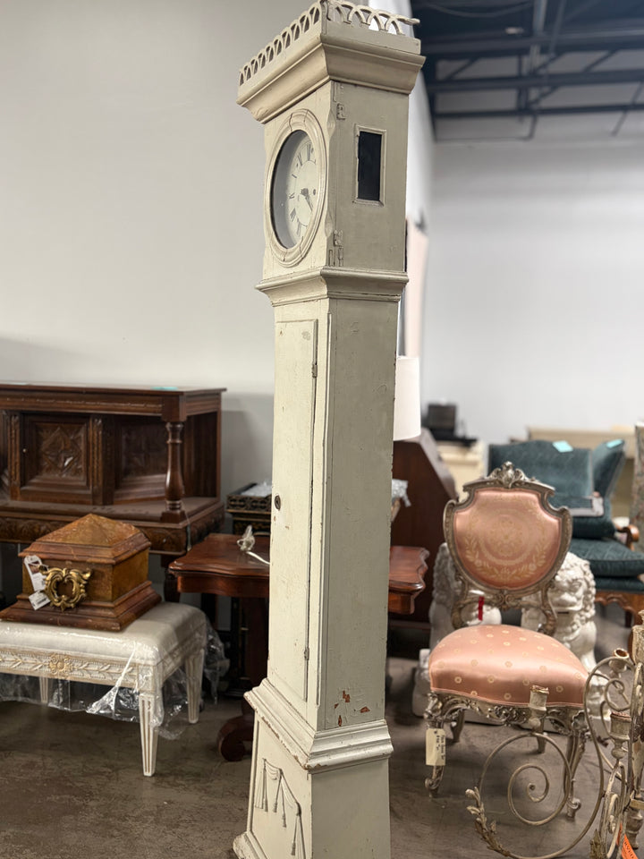 Antique Swedish Mora-Style Tall Case Clock