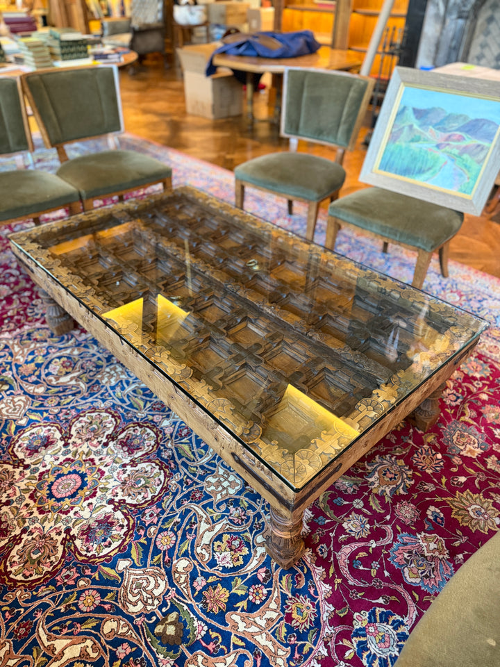 Antique Moroccan Door Coffee Table