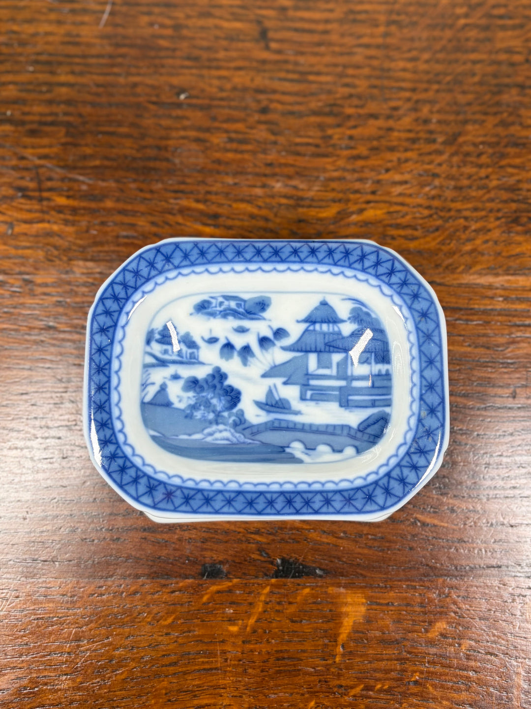 Mottahedeh Trinket / Soap Blue Canton Dish
