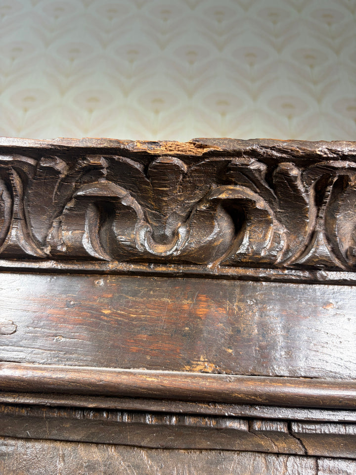 Carved Wood Architectural Pedestal or Reliquary Base