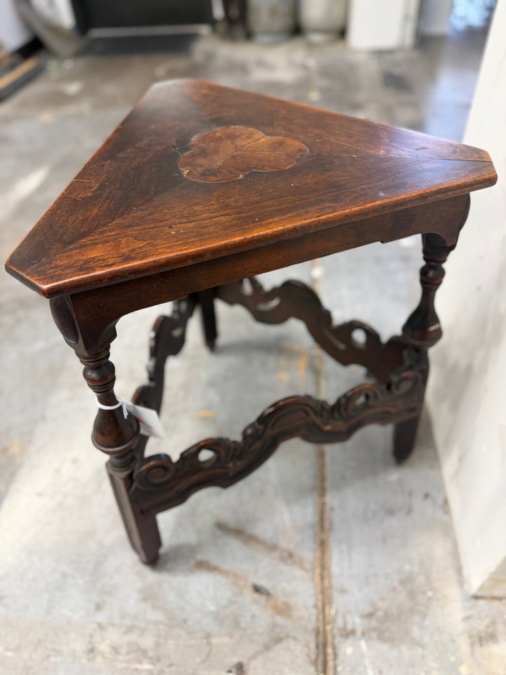 Antique Kittinger Triangular Accent Table