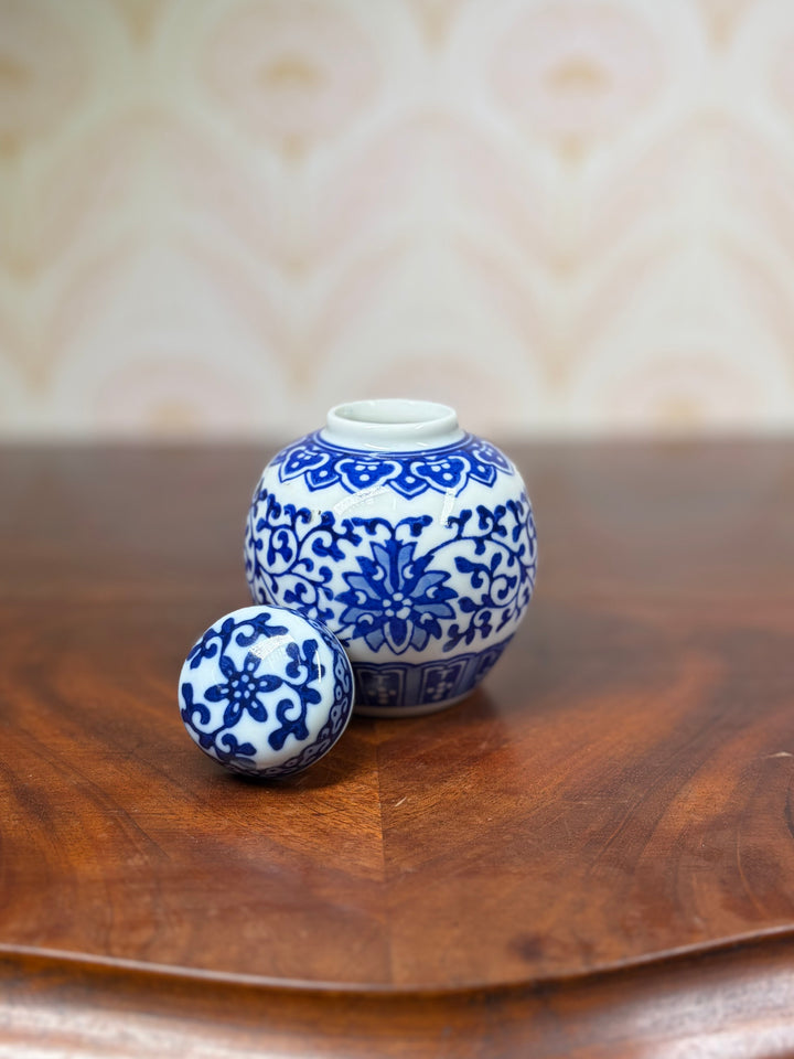 Blue and White Ginger Jar