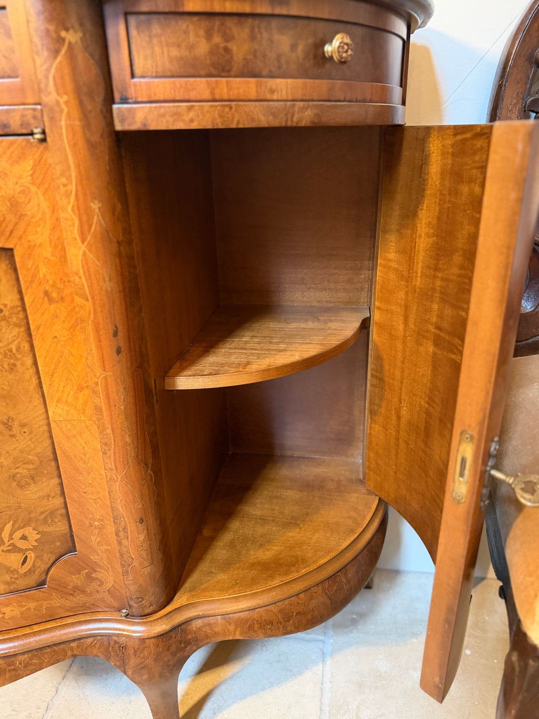 French Inlaid Marquetry Table (Online Only Item)