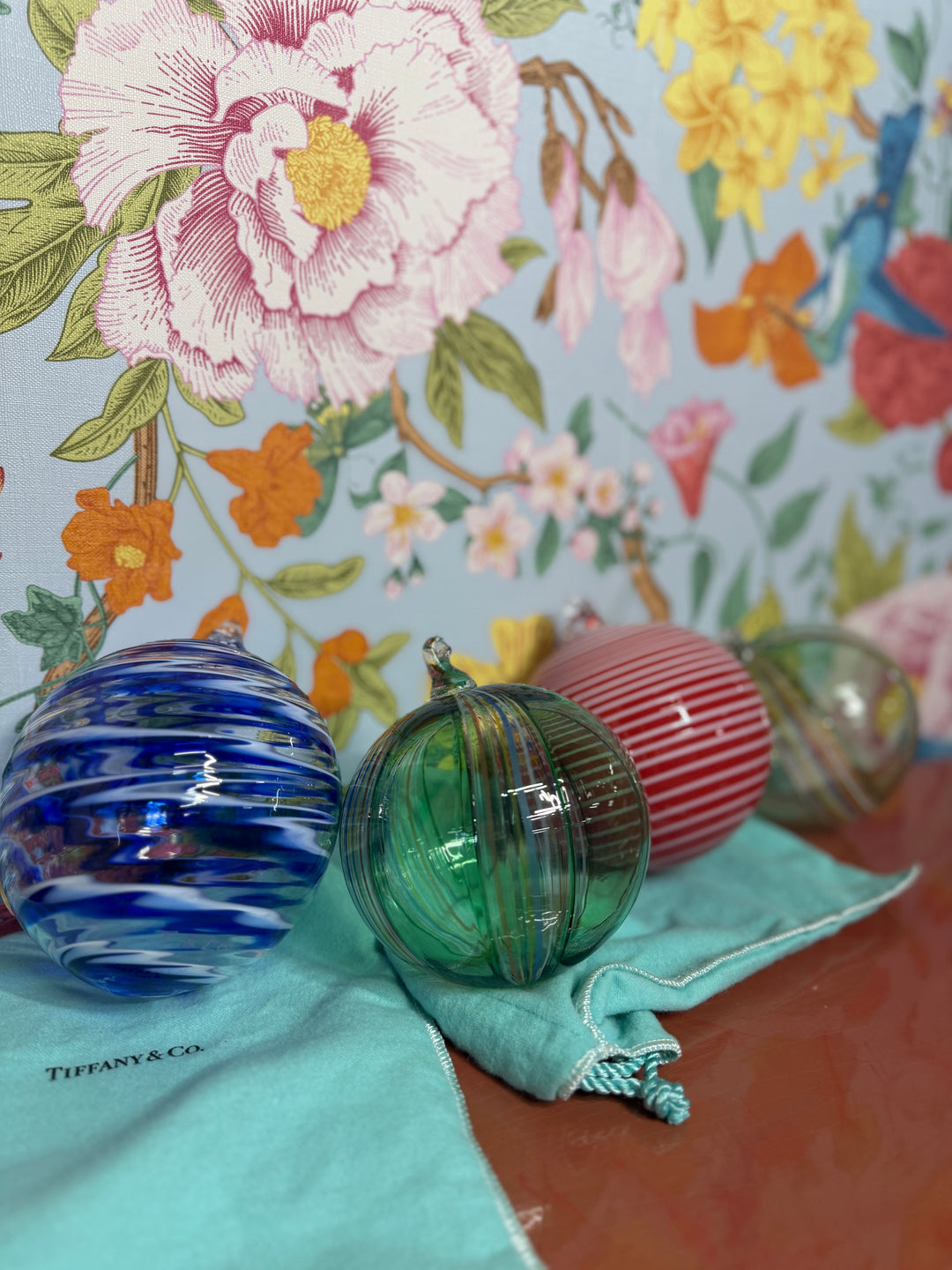 Vintage Glass Tiffany & Co Ornaments