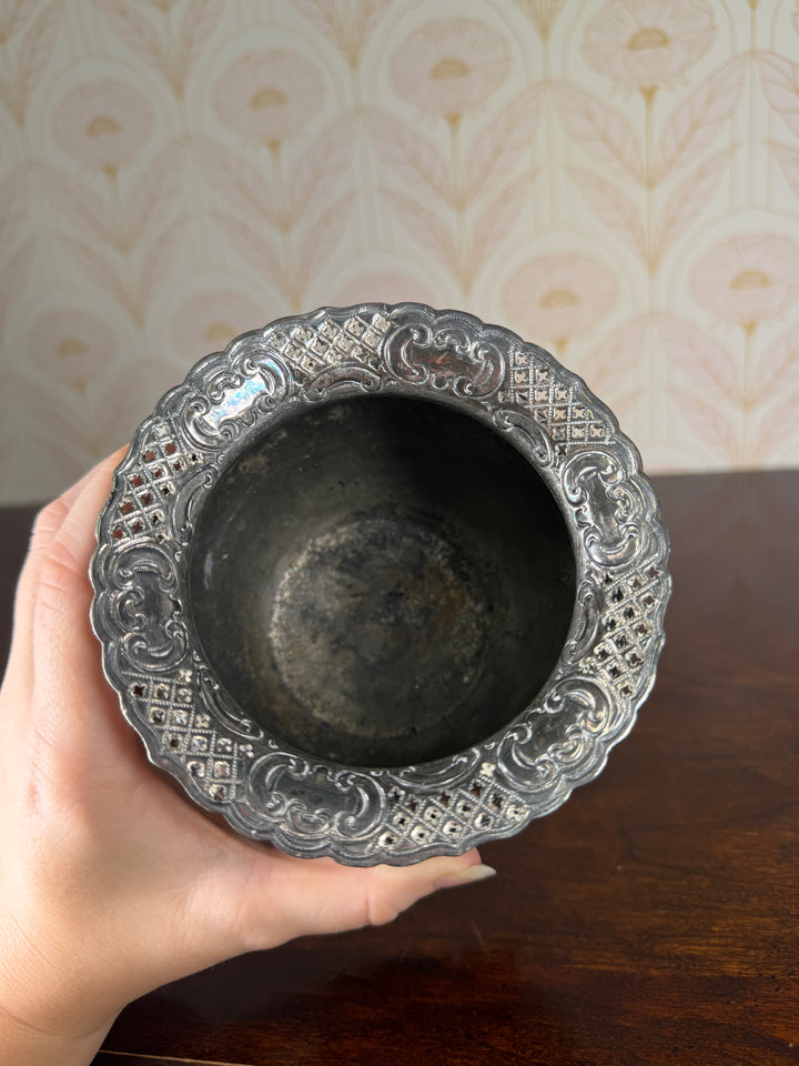 Silver Plated Vase
