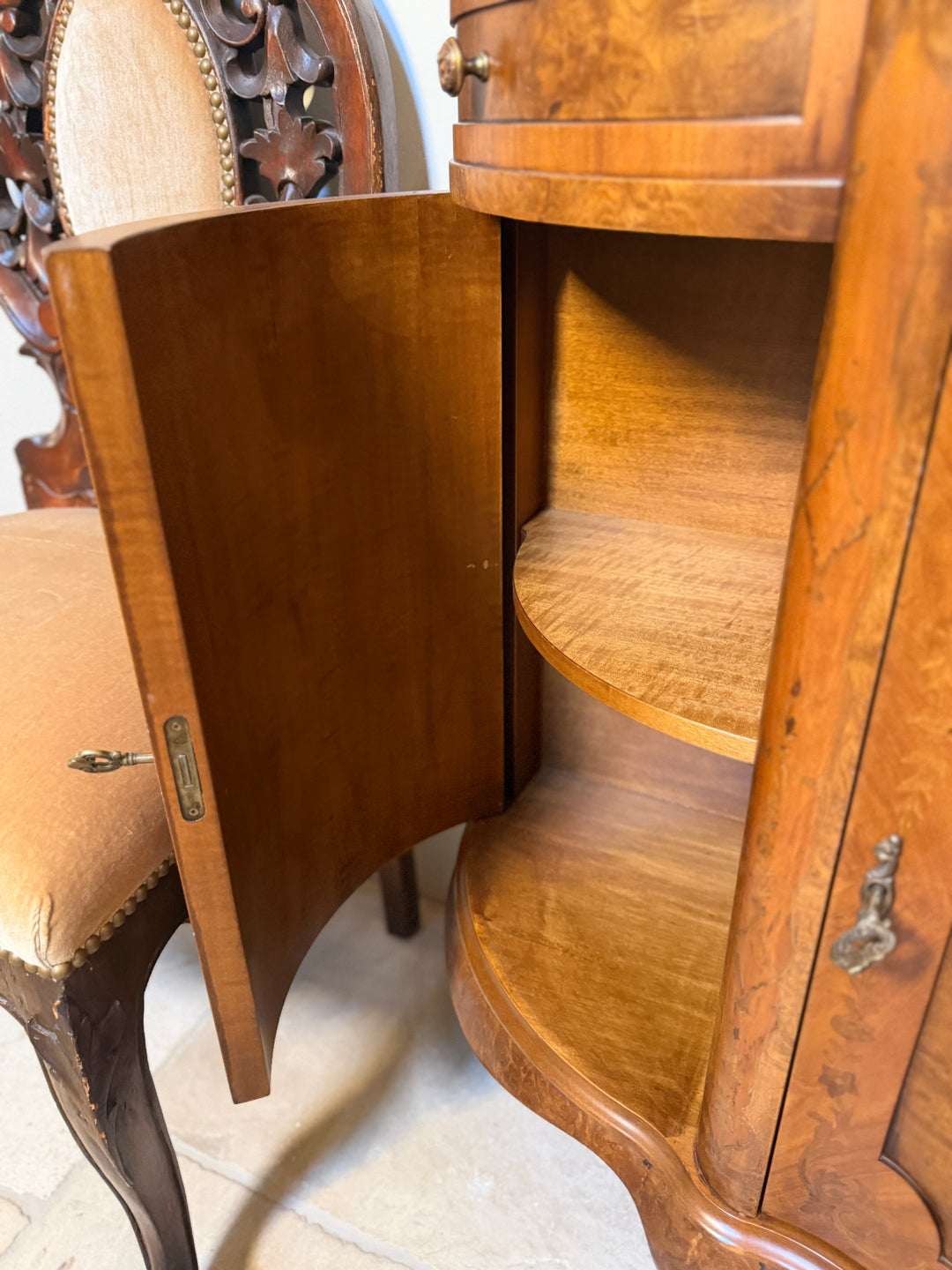 French Inlaid Marquetry Table (Online Only Item)