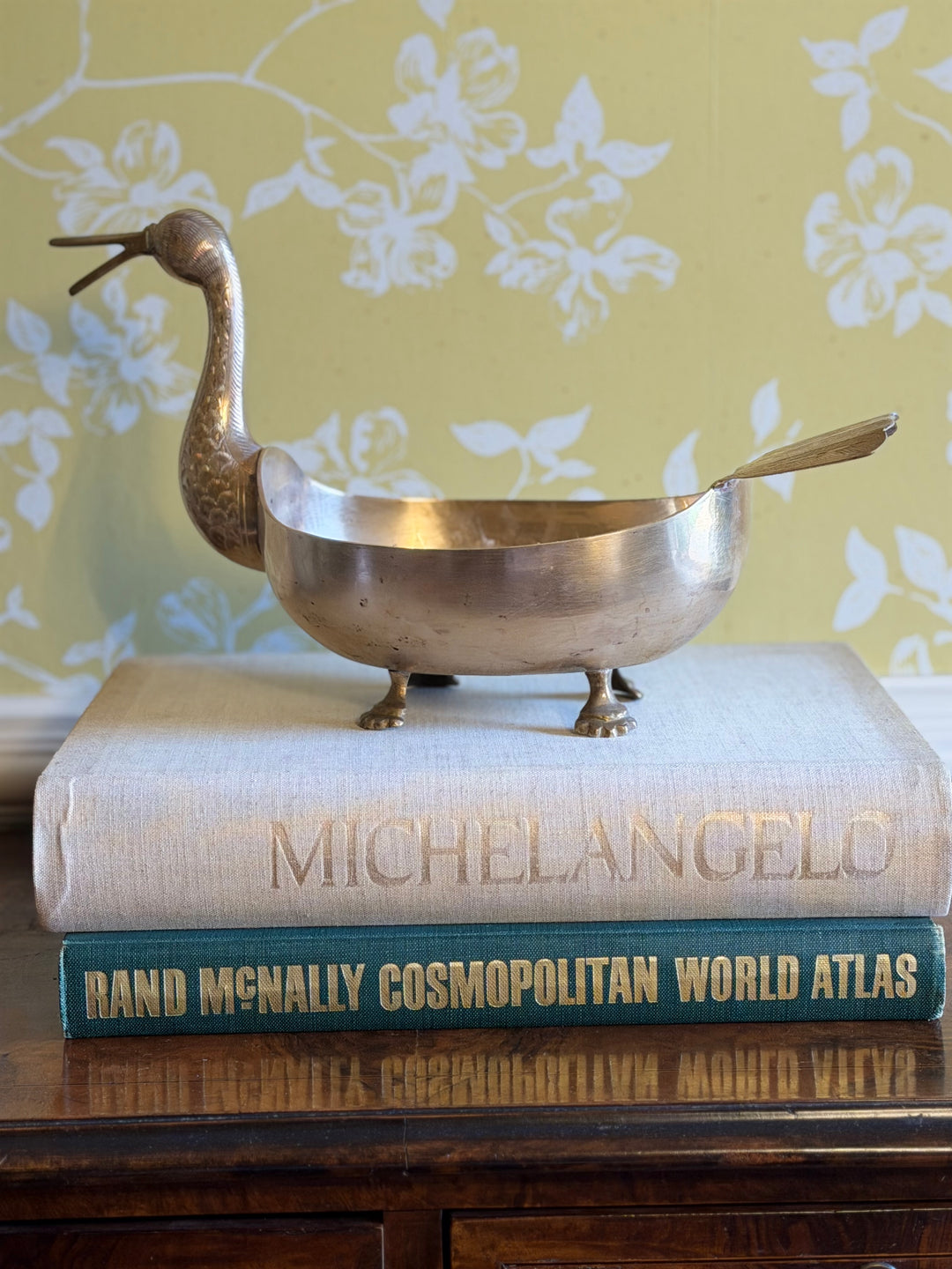 Brass Footed Duck Bowl