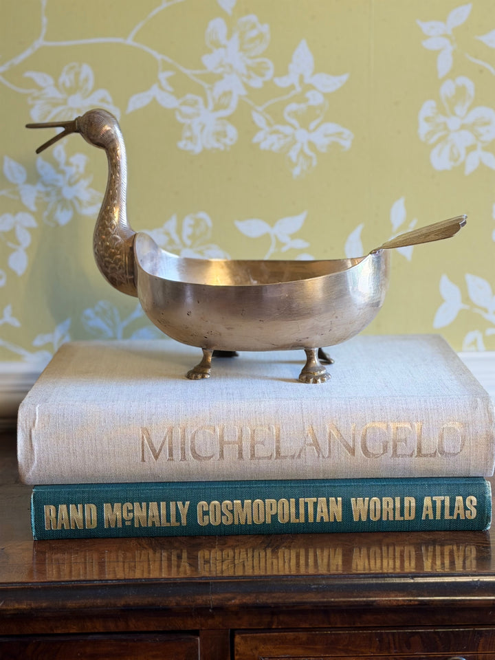 Brass Footed Duck Bowl