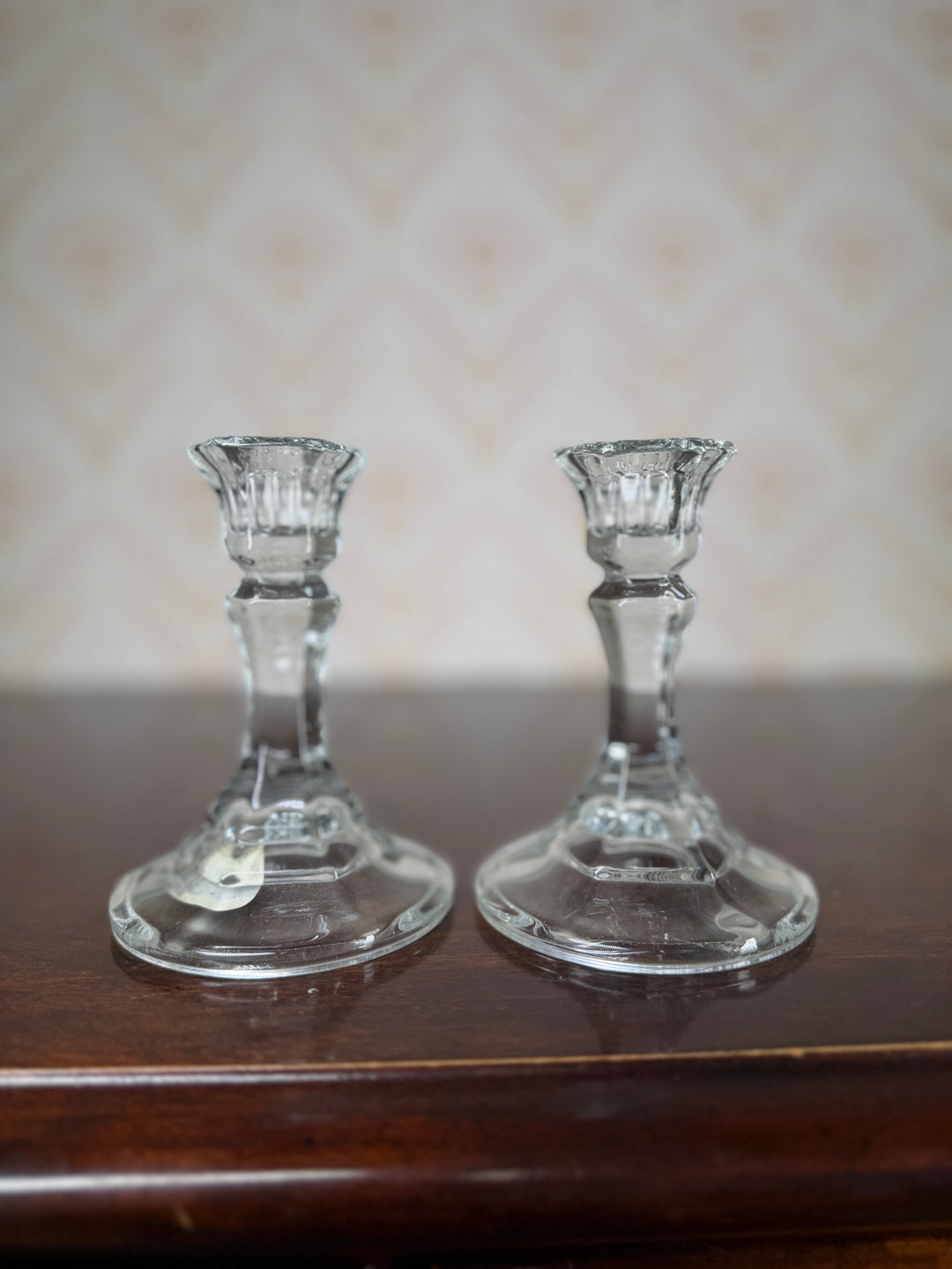 Crystal Candle Holder (pair)