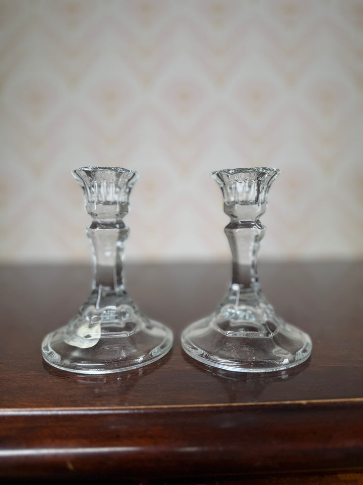 Crystal Candle Holder (pair)