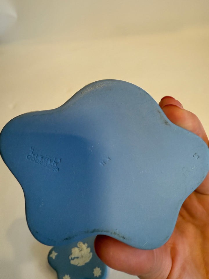 Wedgewood Blue Star Trinket Box