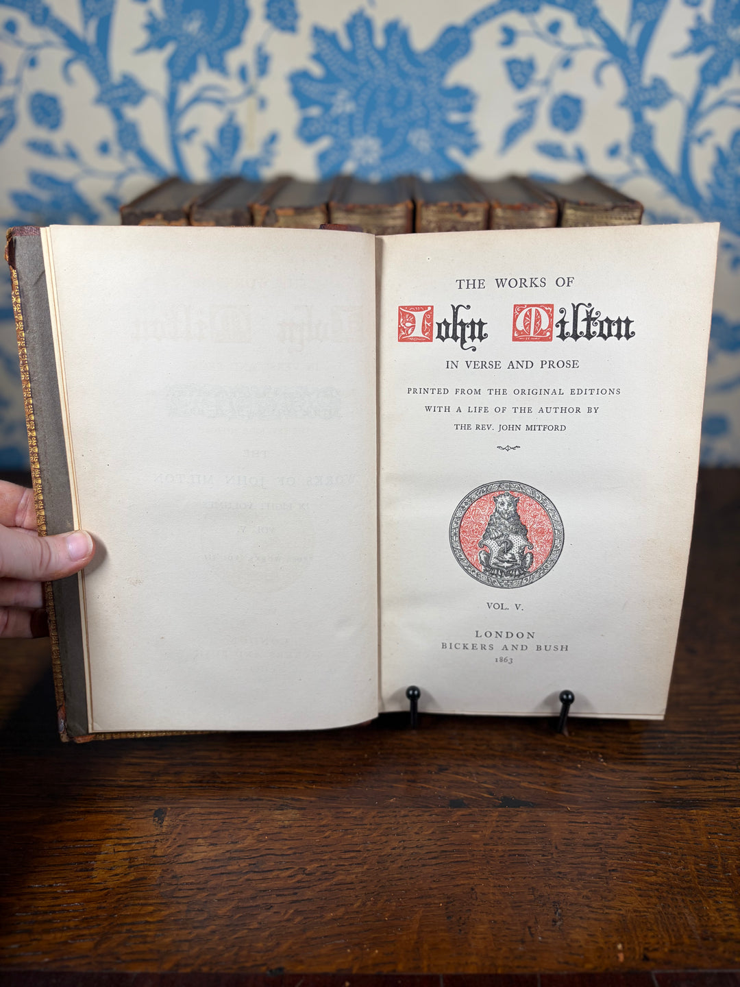 Works of Milton Volumes I-VIII