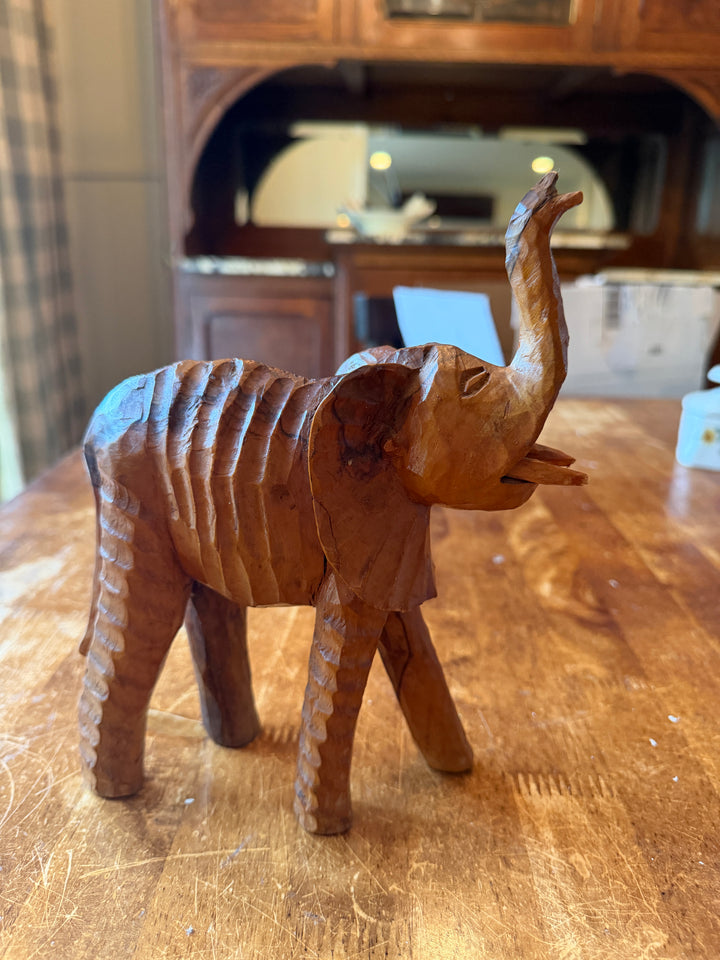 Carved Wood Elephant