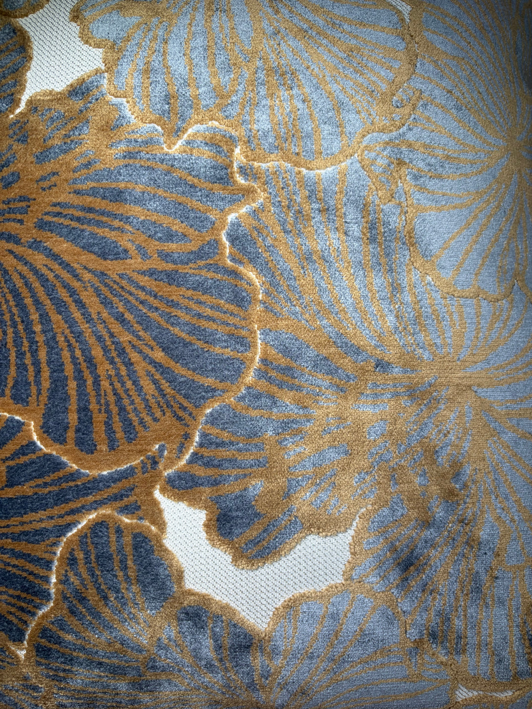 Pair of Floral Velvet Throw Pillows