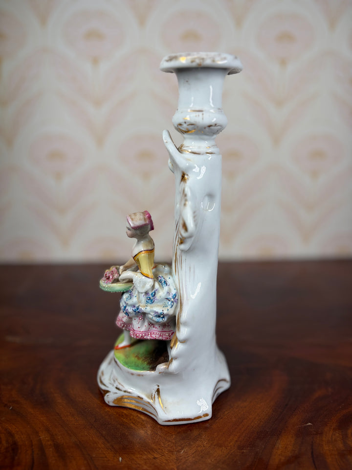 19th Century Victorian Lady Candle Holder
