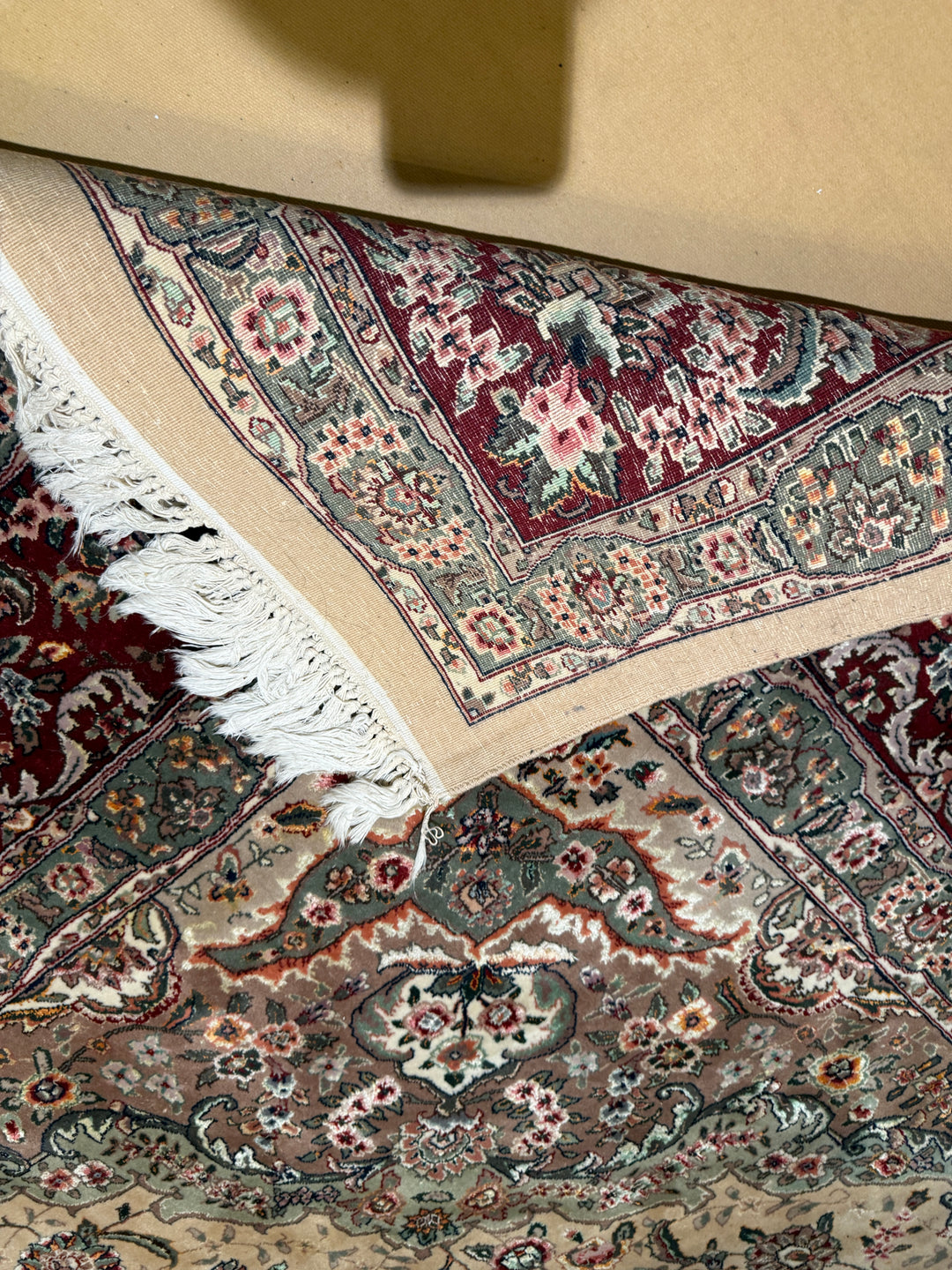 Chinese Tabriz Rug (9 x 11.7 ft) (Online Only Item)