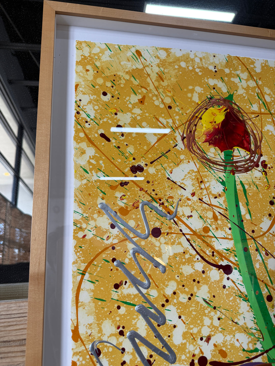 "Copper Duo" - Lithograph with Handwork by Dale Chihuly 25/175