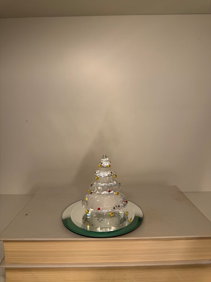 Swarovski Crystal Christmas Tree with Tray