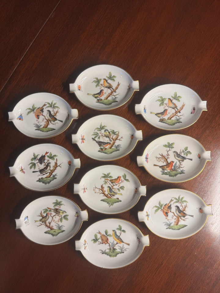 Herend Rothschild Ash Trays (#7784)