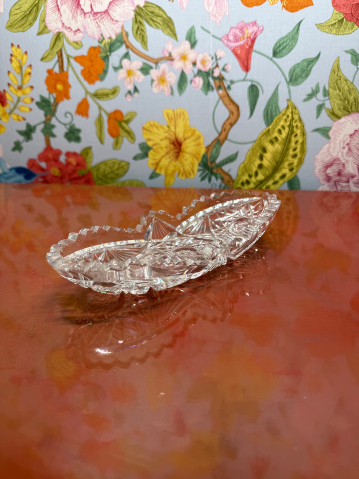 Cut Glass Trinket Dish