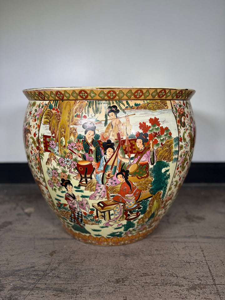 Large Painted Planter