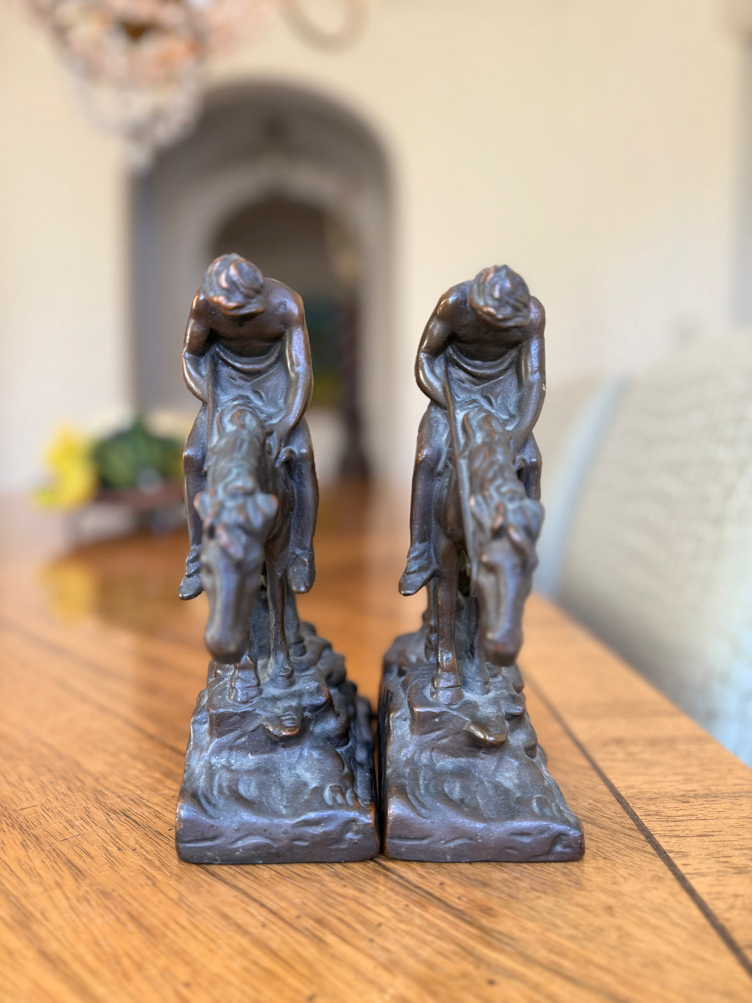 “End of the Trail” Bookends