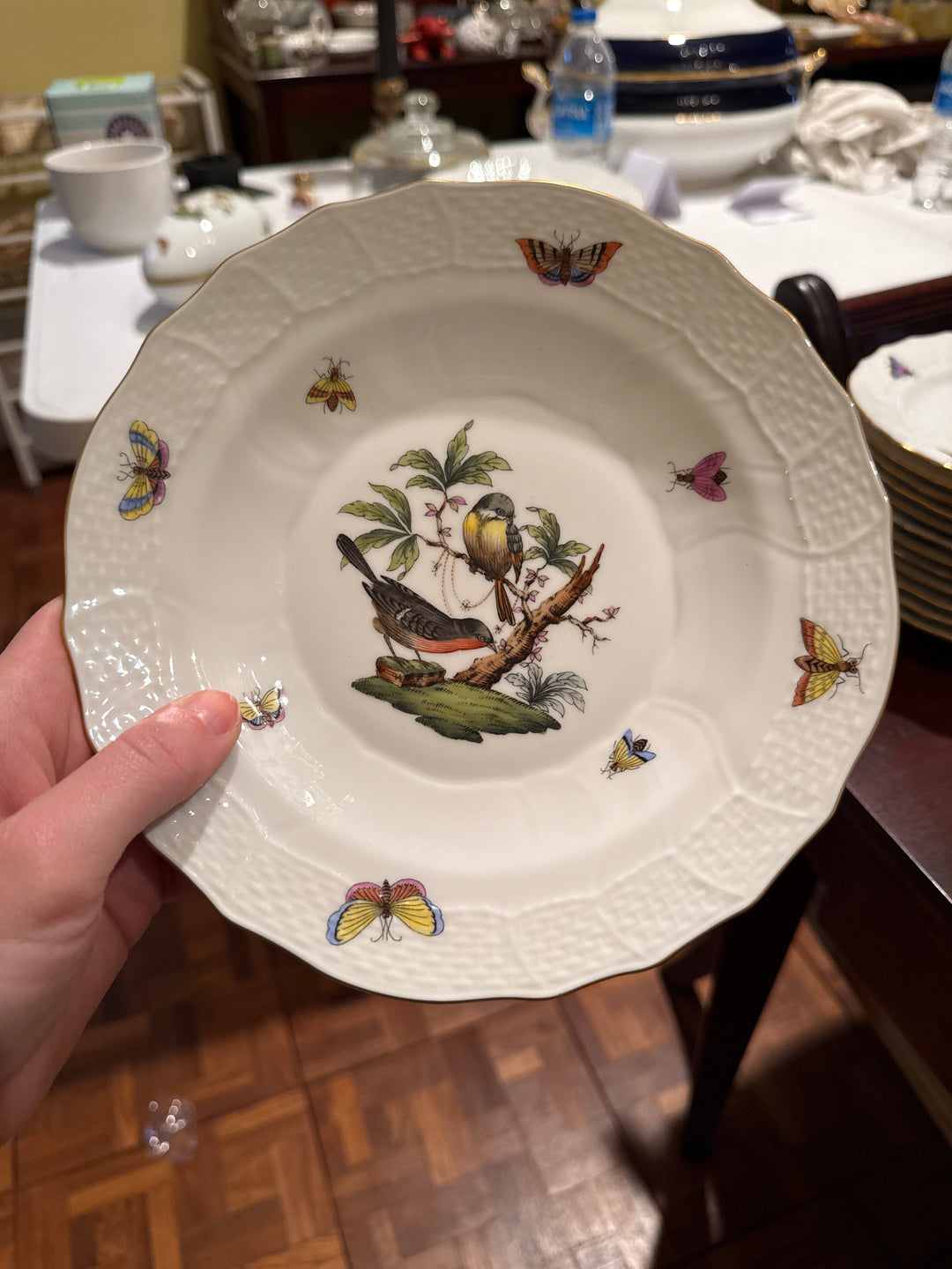 Set of 6 Herend Dessert/Salad Plates (8 in. Diameter)