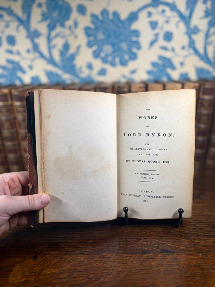 The Works of Lord Byron Volumes I-XVII